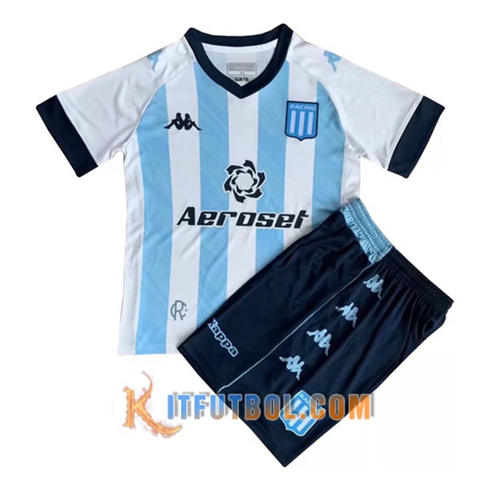Camiseta Racing Club De Avellaneda Niños Titular 2021/2022