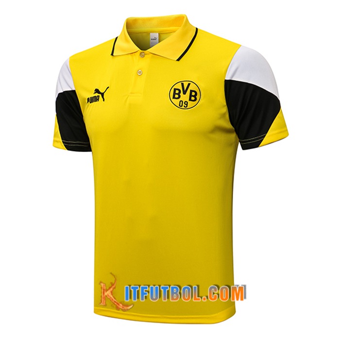 Camiseta Polo Dortmund BVB Amarillo 2021/2022