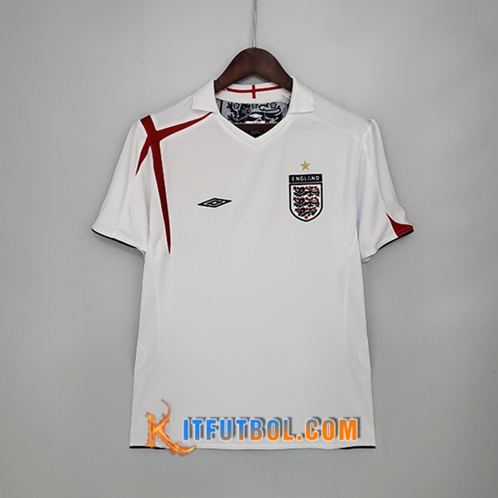 Camiseta Futbol Inglaterra Retro Titular 2006