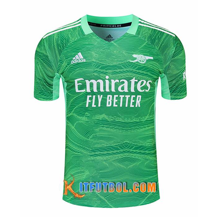 Camiseta Futbol Arsenal Portero Verde 2021/2022