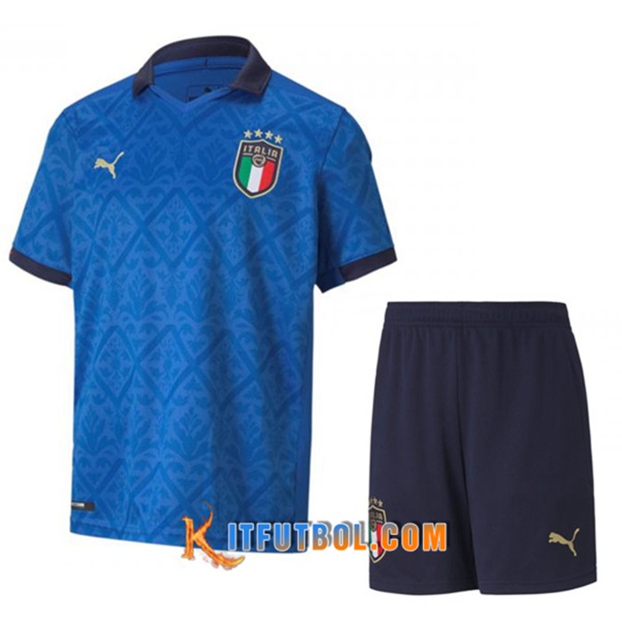 Camiseta Futbol Italia Niños Titular 2021/2022