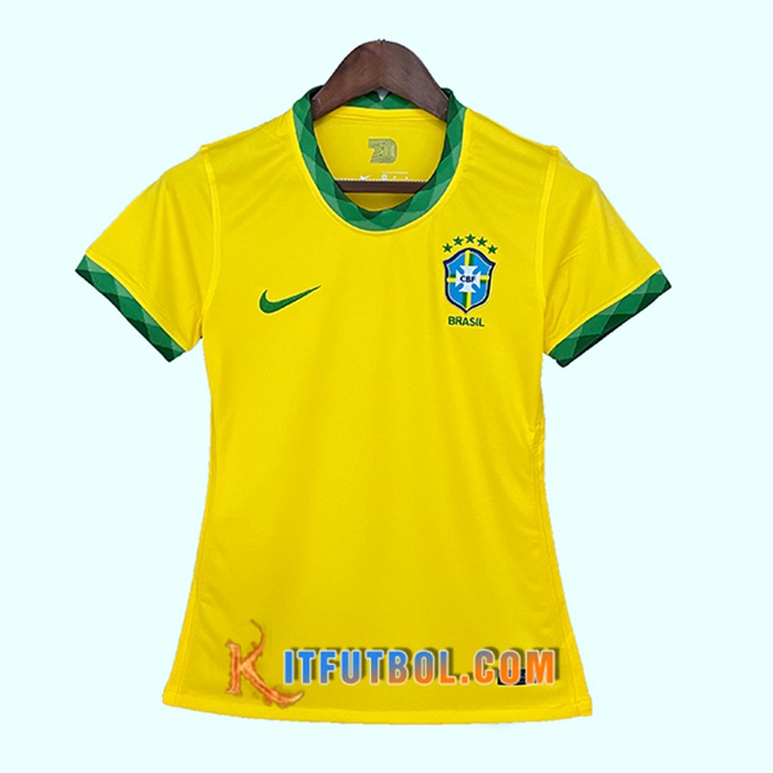 Camiseta Futbol Brasil Mujer Titular 2021/2022