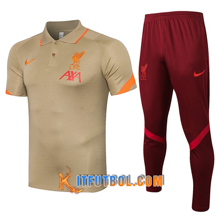 Camiseta Polo FC Liverpool + Pantalones Brun Clair 2021/2022