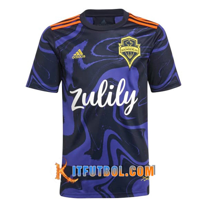 Camiseta Futbol FC Seattle Sounders Alternativo 2021/2022