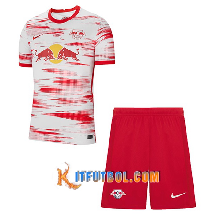 Camiseta Futbol RB Leipzig Niños Titular 2021/2022