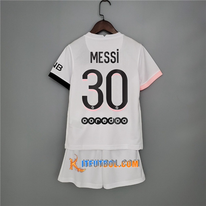 Camiseta Futbol PSG Ninos MESSI 30 Alternativo 2021/2022