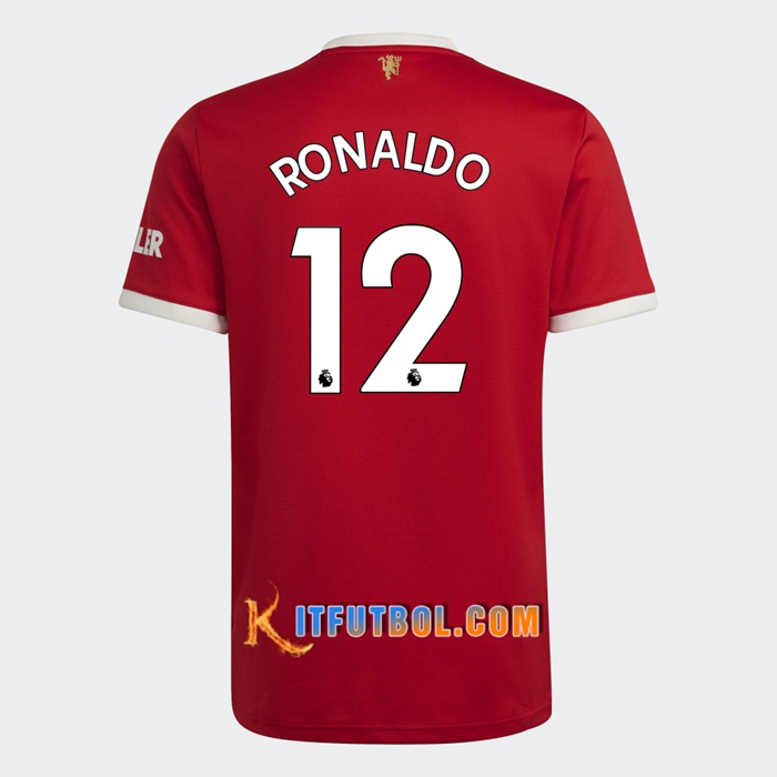 Nuevo Camiseta Futbol Manchester United Ronaldo 12 Titular 2021/2022