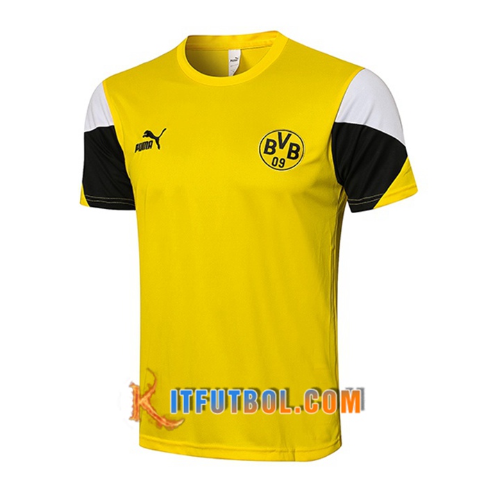 Camiseta Entrenamiento Dortmund BVB Amarillo/Negro 2021/2022