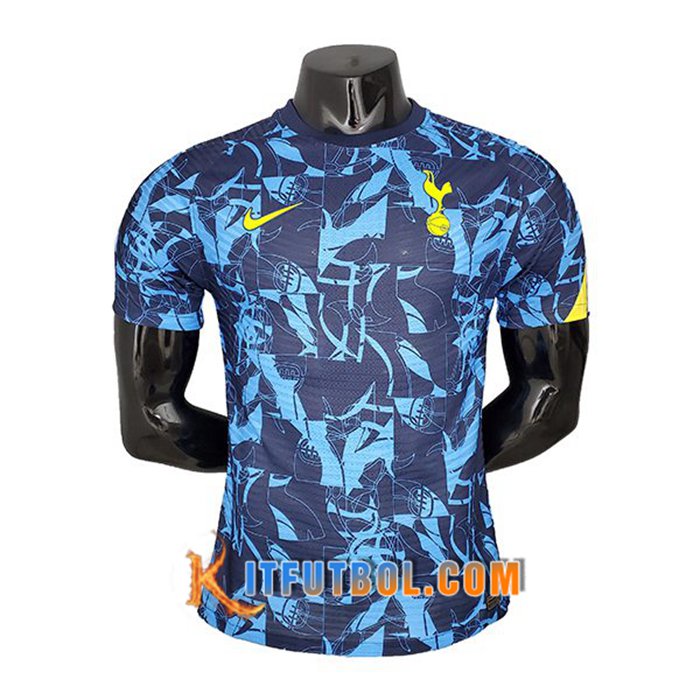 Camiseta Entrenamiento Tottenham Hotspur Player Version Negro/Azul 2021/2022