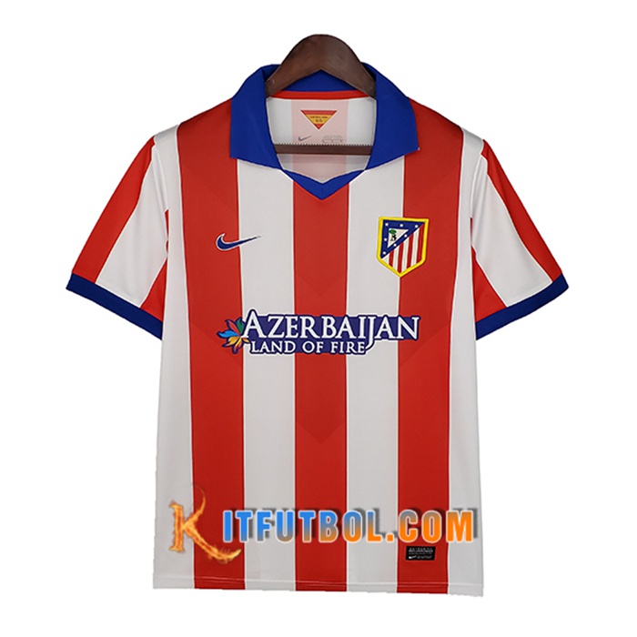 Camiseta Futbol Atletico Madrid Retro Titular 2014/2015