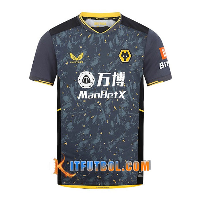 Camiseta Futbol Wolves Alternativo 2021/2022