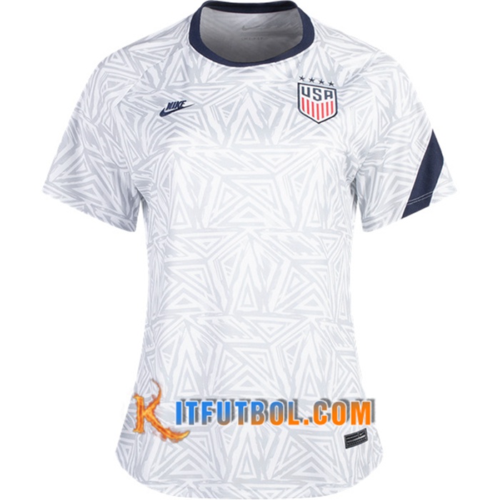 Camiseta Futbol Estados Unidos Mujer Titular 2021/2022