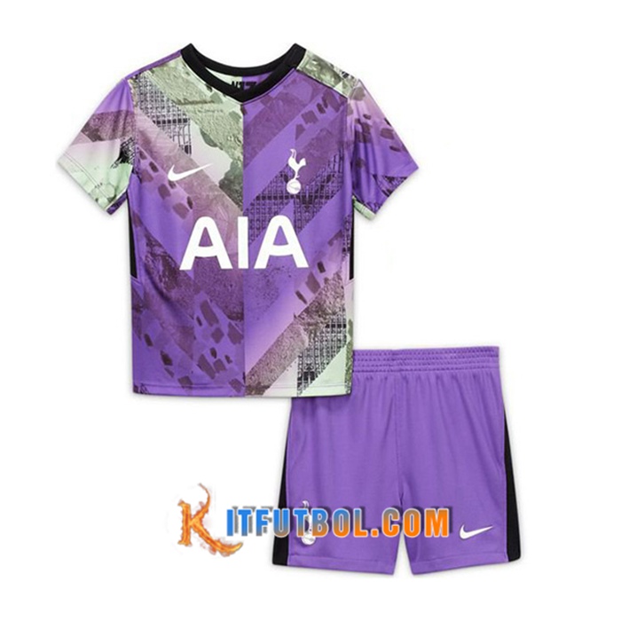 Camiseta Futbol Tottenham Ninos Tercero 2021/2022