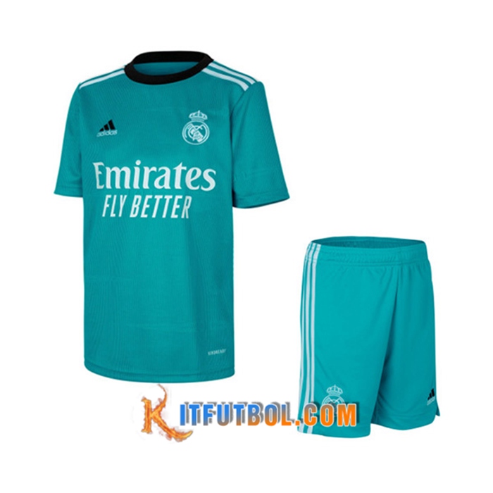 Camiseta Futbol Real Madrid Ninos Tercero 2021/2022