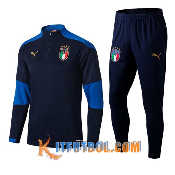 Nueva Chandal Futbol + Pantalones Italia Azul Marin 20/21
