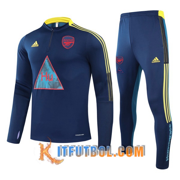 Nueva Chandal Futbol + Pantalones Arsenal Ninos Azul Marin Joint Edition 20/21