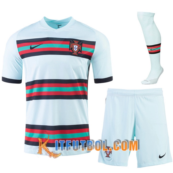 Traje Camisetas Futbol Portugal Segunda (Cortos+Calcetines) 20/21