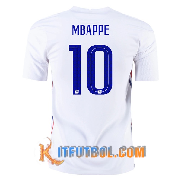 Camisetas Futbol Francia (Mbappe 10) Segunda UEFA Euro 2020