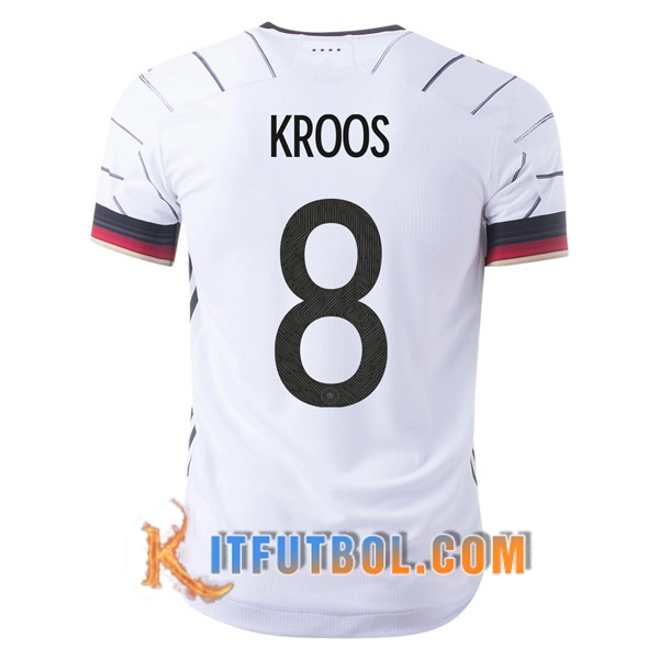 Camisetas Futbol Alemania (Kroos 8) Primera UEFA Euro 2020