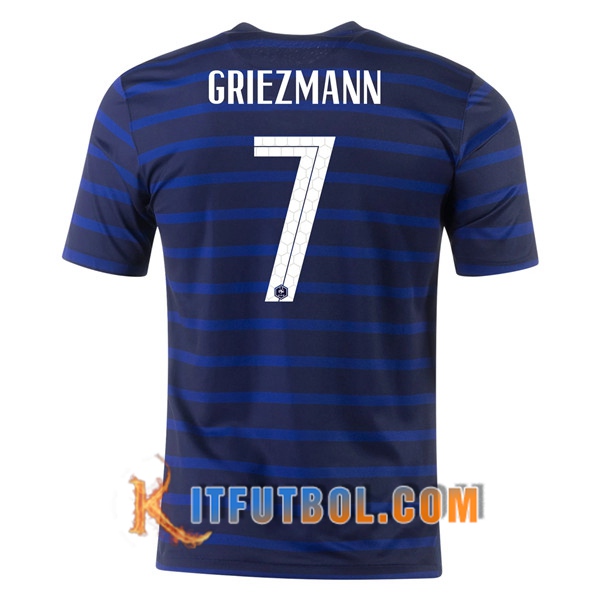 Camisetas Futbol Francia (Griezmann 7) Primera UEFA Euro 2020
