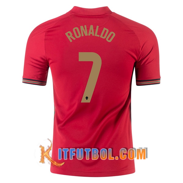 Camisetas Futbol Portugal (RONALDO 7) Primera UEFA Euro 2020