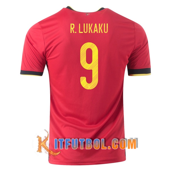 Camisetas Futbol Belgica (R.Lukaku 9) Primera 20/21