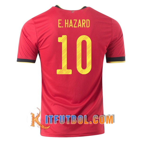 Camisetas Futbol Belgica (E.Hazaro 10) Primera 20/21