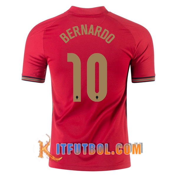 Camisetas Futbol Portugal (BERNARDO 10) Primera 20/21