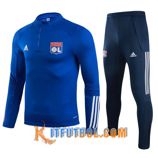 Nueva Chandal Futbol + Pantalones Lyon OL Azul 20/21