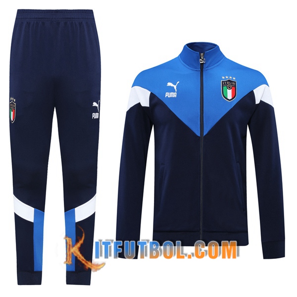Nueva Chandal Futbol - Chaqueta + Pantalones Italia Azul 20/21
