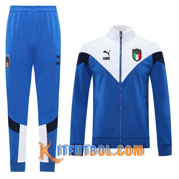 Nueva Chandal Futbol - Chaqueta + Pantalones Italia Azul 20/21