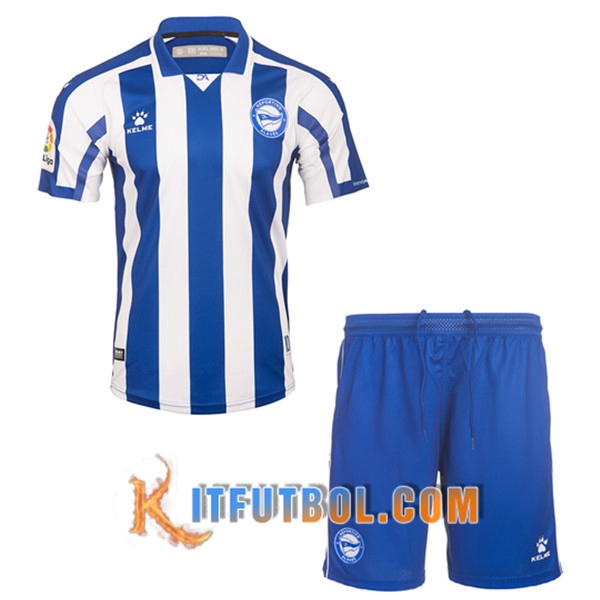 Camisetas Futbol Deportivo Alaves Ninos Primera 20/21