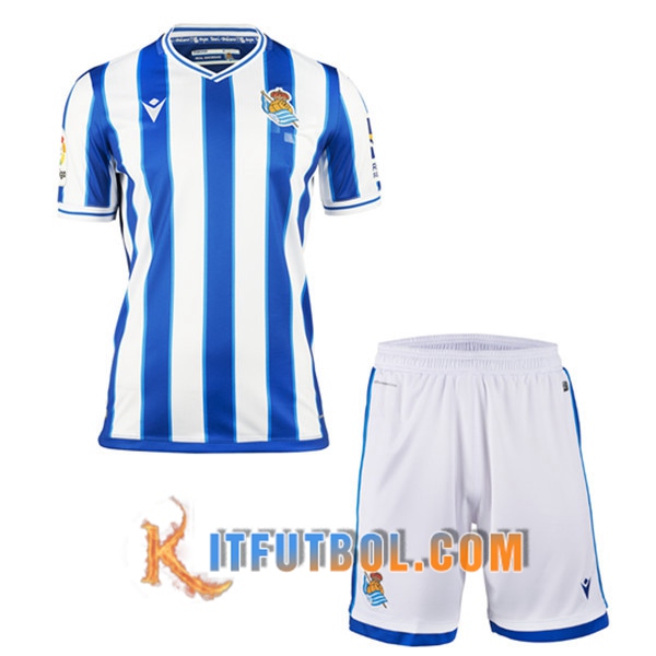 Camisetas Futbol Real Sociedad Ninos Primera 20/21