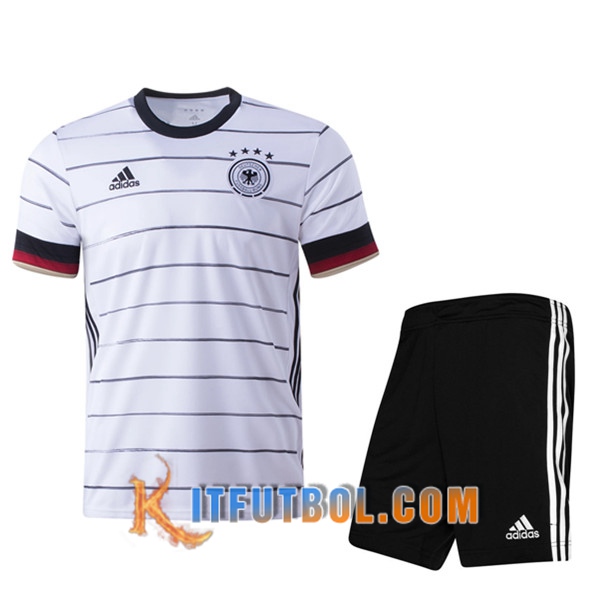 Nueva Camisetas Futbol Alemania Ninos Primera UEFA Euro 2020