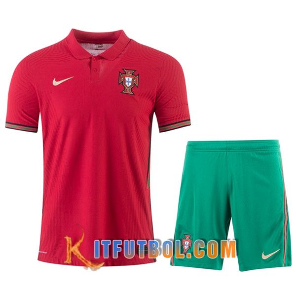 Traje Camisetas Futbol Portugal Primera + Cortos 20/21