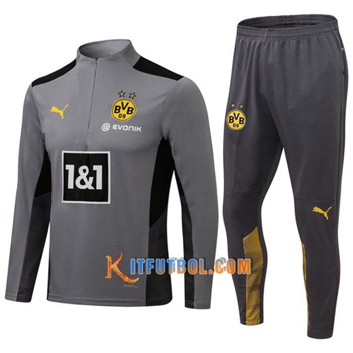 Chandal Equipos De Futbol Dortmund BVB Gris 2021/2022