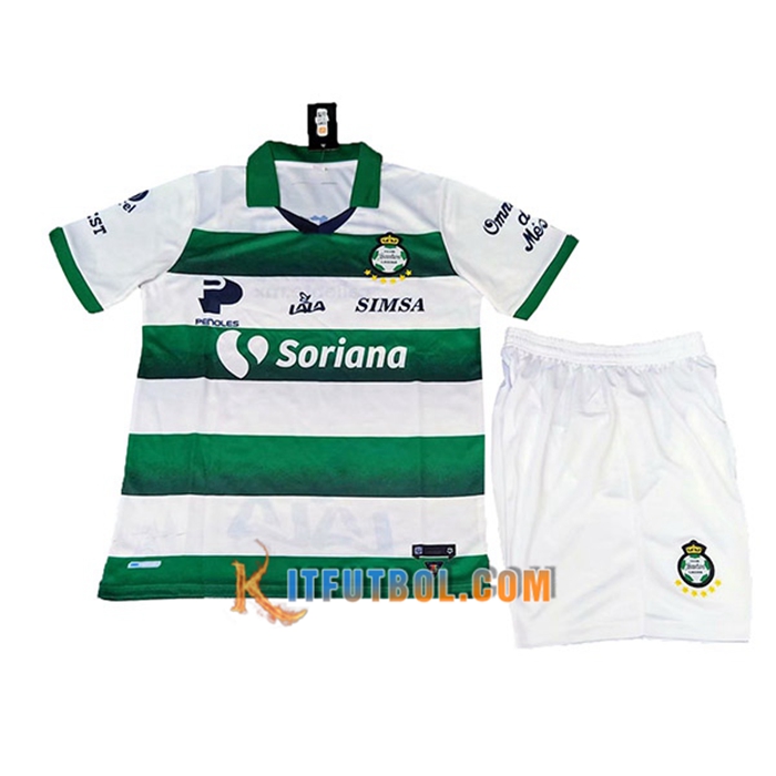 Camiseta Futbol Santos Laguna Ninos Titular 2021/2022