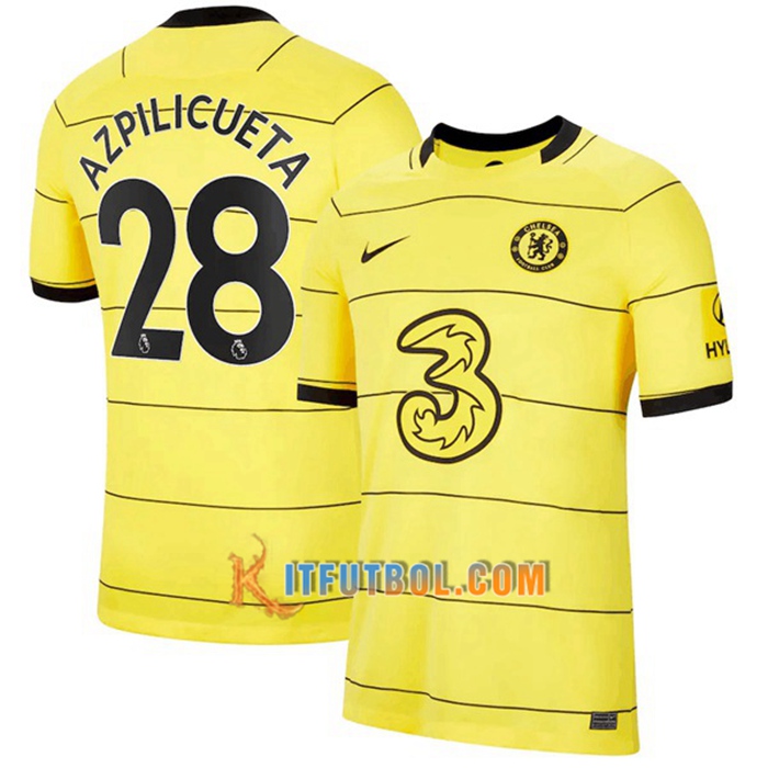 Camiseta Futbol FC Chelsea (Azpilicueta 28) Alternativo 2021/2022