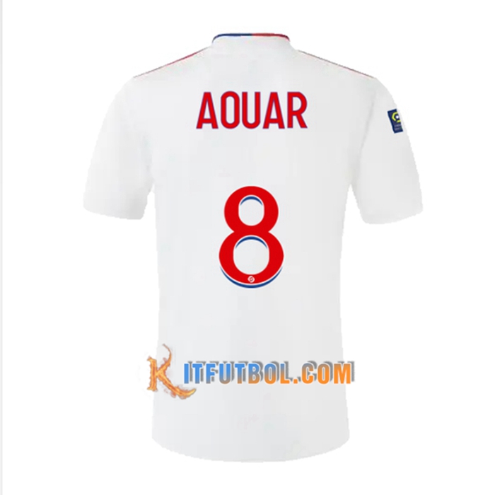 Camiseta Futbol Lyon (AOUAR 8) Titular 2021/2022
