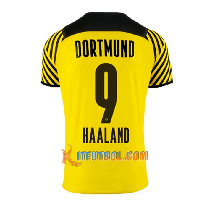 Camiseta Futbol Dortmund BVB (Haaland 9) Titular 2021/2022