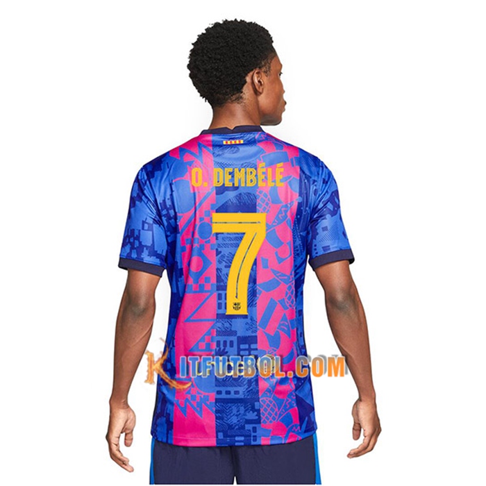 Camiseta Futbol FC Barcelona (O.Dembele 7) Tercero 2021/2022