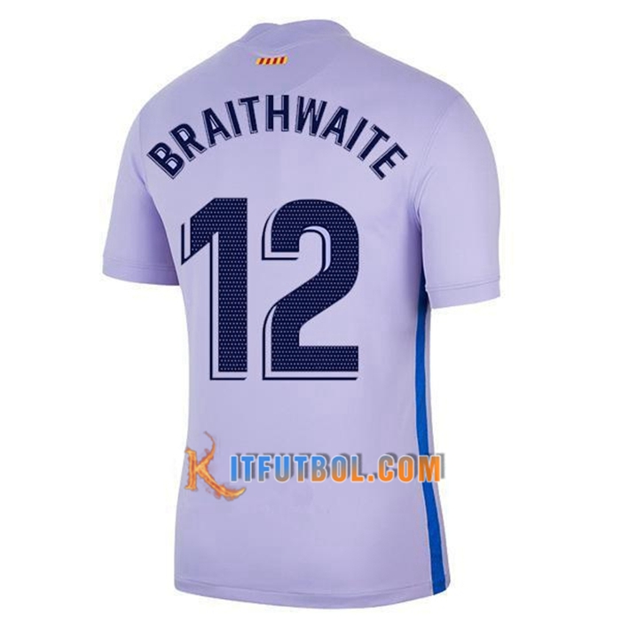 Camiseta Futbol FC Barcelona (Martin Brathwaie 12) Alternativo 2021/2022