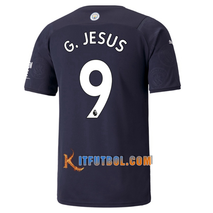 Camiseta Futbol Manchester City (G.JESUS 9) Tercero 2021/2022