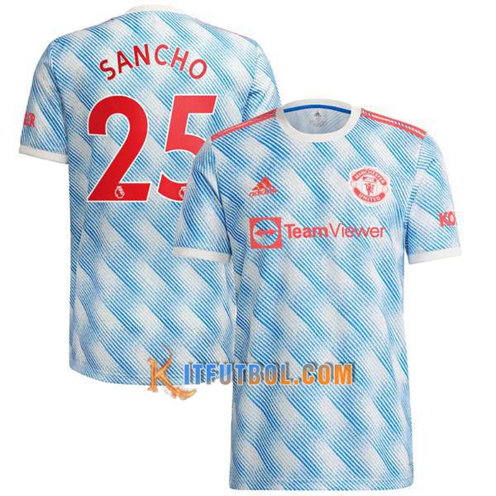 Camiseta Futbol Manchester United (Sancho 25) Alternativo 2021/2022