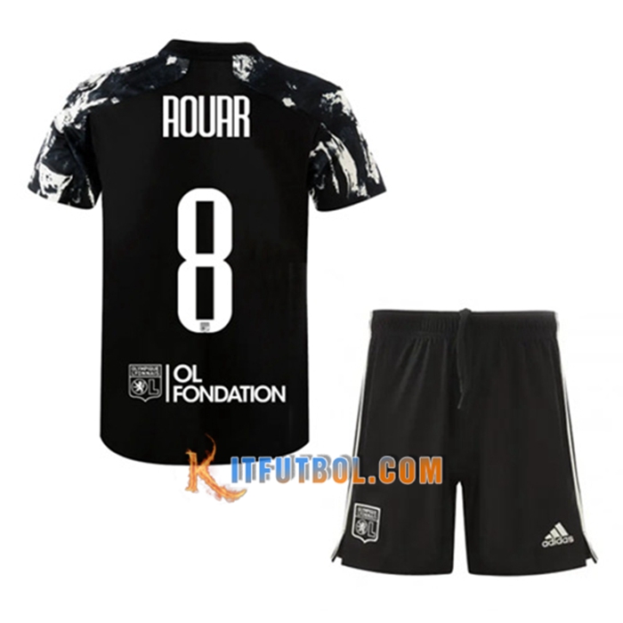 Camiseta Futbol Lyon (AOUAR 8) Ninos Tercero 2021/2022