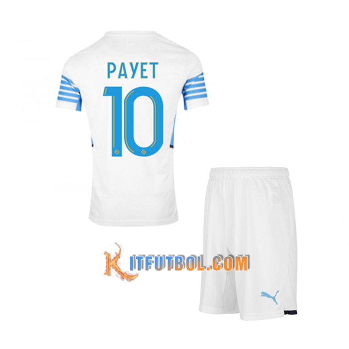 Camiseta Futbol Marsella OM (PAYET 10) Ninos Tercero 2021/2022