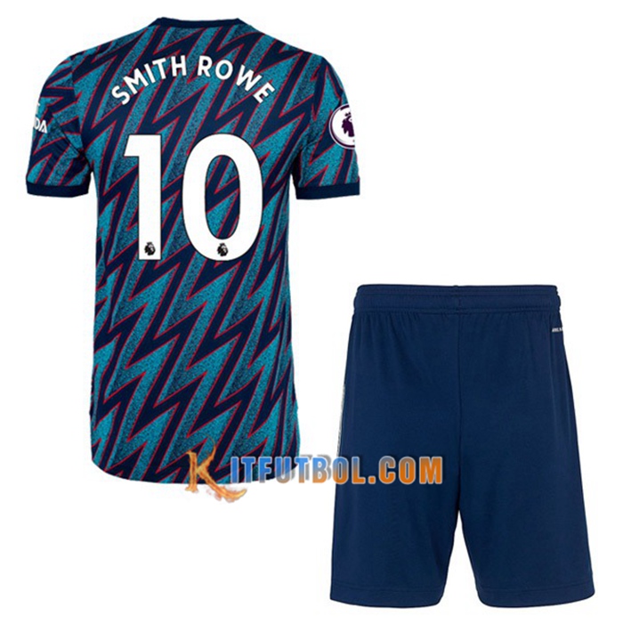 Camiseta Futbol FC Arsenal (Emile Smith Rowe 10) Ninos Tercero 2021/2022