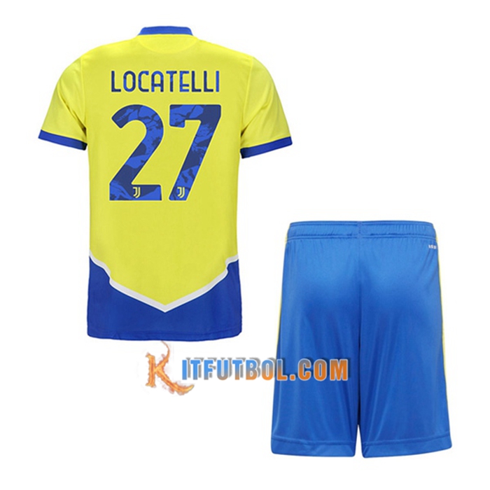 Camiseta Futbol Juventus (LOCATELLI 27) Ninos Tercero 2021/2022