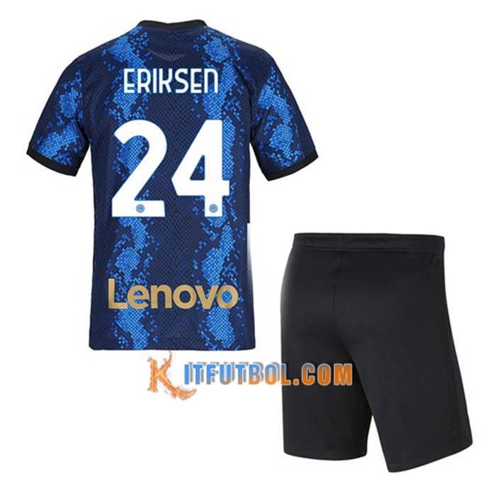 Camiseta Futbol Inter Milan (ERIKSEN 24) Ninos Titular 2021/2022