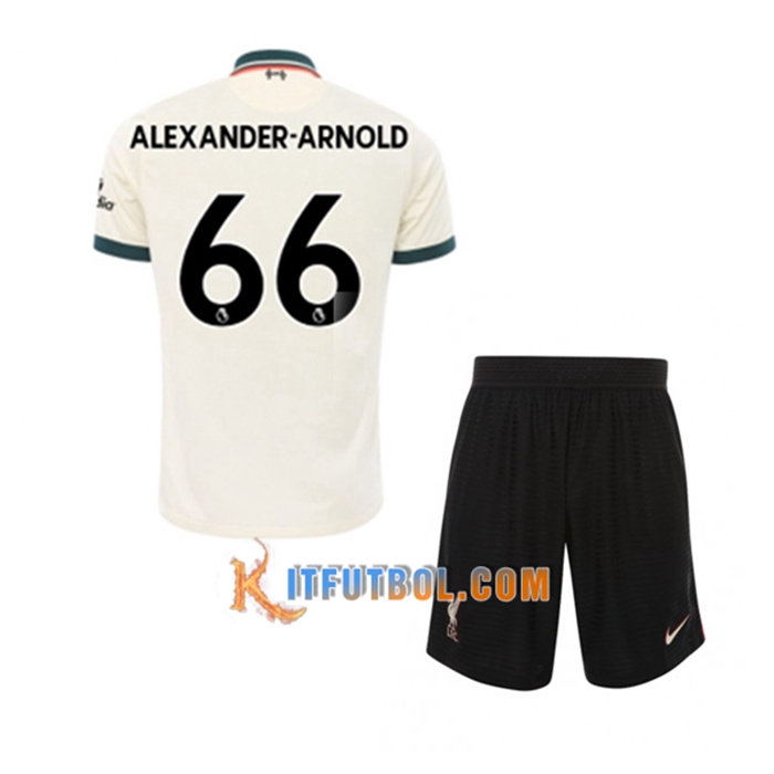 Camiseta Futbol FC Liverpool (Alexander Arnold 66) Ninos Alternativo 2021/2022